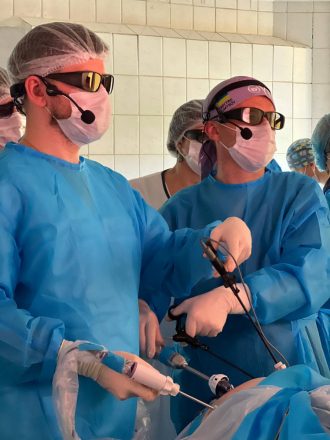 Завершився дводенний майстер-клас із лапароскопічної хірургії